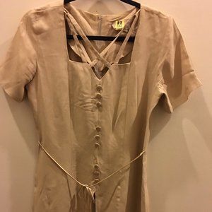 Vintage beige dress